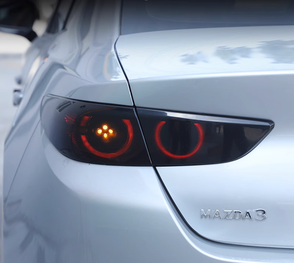 Mazda 3 20-23 Smoked Tail Lights Cover