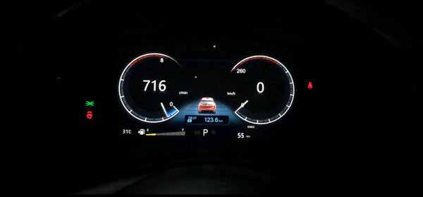 Auto Dashboard Digital Speedometer New Energy Car Parts 716