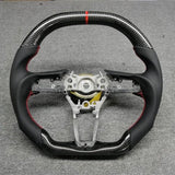 Mazda 3 20-23 CX30 MX30 Carbon Fiber Black Leather Steering Wheel