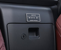 MX5 Interior Mazda Miata RF Badge Aluminum Alloy