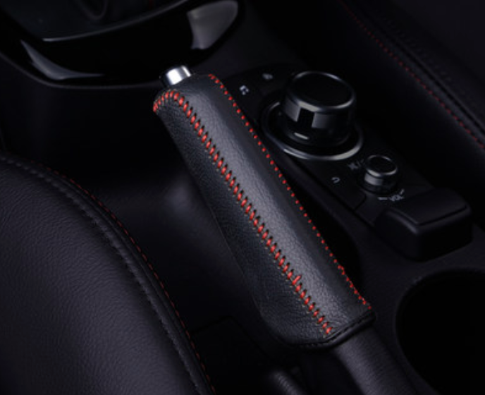 thumbnail image 2 of Red Leather Auto Gear Boot & Handbrake Gaiter Set For Holden Astra TS (1998-2005) – Automatic 2 of 5