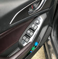 Carbon Fiber Window Switch Button for Mazda 3 14-19