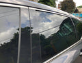 CRV piano black window pillar 6pcs