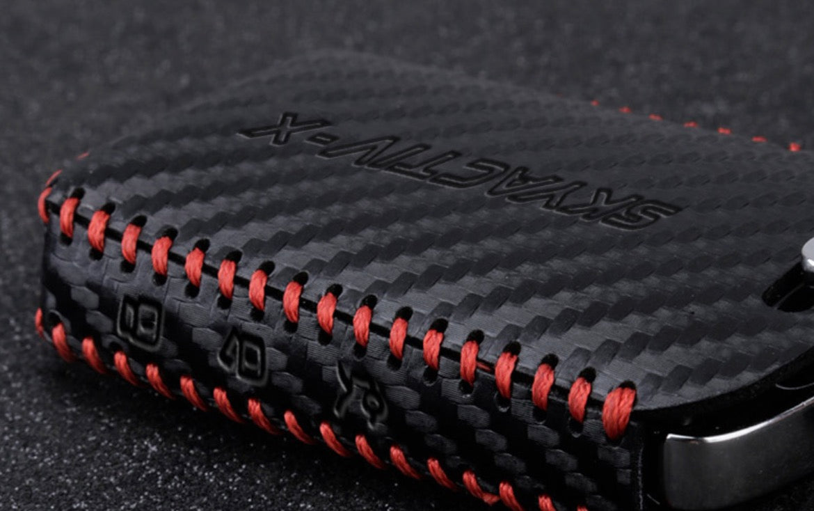 Next Generation Leather Key Cover Carbon Fiber Design – MIKSTORE