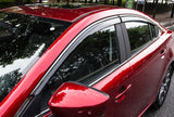 Mazda 6 12-22 Door Visor with Chrome Lining