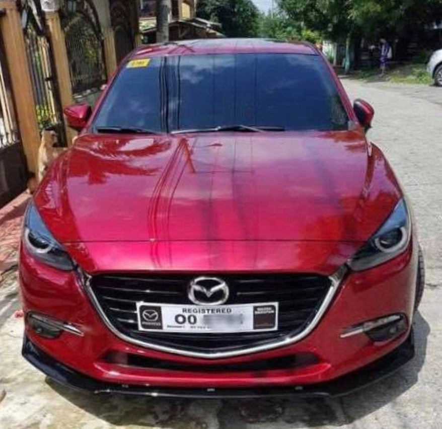 Glossy Piano Black Side Mirror Cover Trim For 2014-2018 Mazda 3 Sedan & Hatchback – Self-Adhesive Overlay