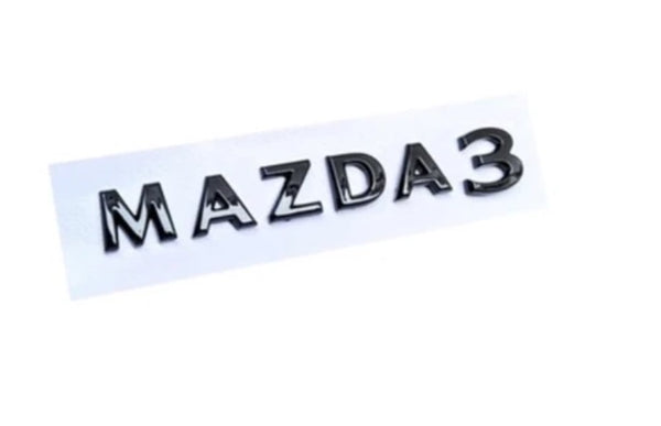 Mazda 3 20-24 New Font Design Rear Badge