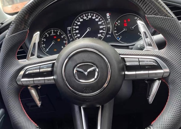 Kohlefaser für Mazda 3 Axela Cx30 2020-22 Auto Lenkrad Paddel