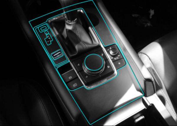 Partie Film Protection écran tableau bord voiture TPU pour Mazda 3 Axela  2019-20